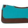 Western Felt Saddle Pad With Leather Inserts