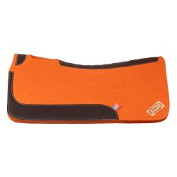 Western Felt Saddle Pad With Leather Inserts