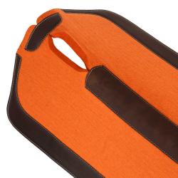 Western Felt Saddle Pad With Leather Inserts
