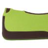 Western Felt Saddle Pad With Leather Inserts