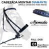Cabezada Montar Diamante 2123 Negro/Blanco
