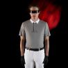 Ridertech Men's Competition Polo Shirt With Short Sleeves And Buttons