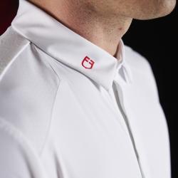Ridertech Men's Competition Polo Shirt With Short Sleeves And Buttons