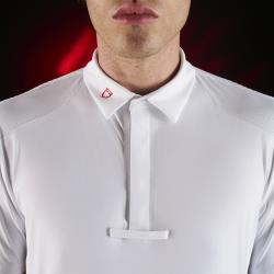 Ridertech Men's Competition Polo Shirt With Short Sleeves And Buttons