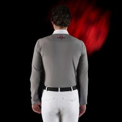 Polo Uomo Concorso Ridertech Manica Lunga Bottoni