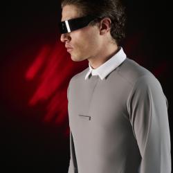 Polo Uomo Concorso Ridertech Manica Lunga Bottoni