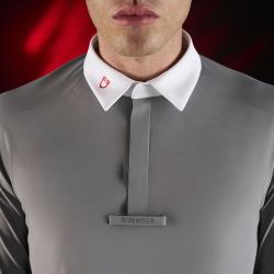 Polo Uomo Concorso Ridertech Manica Lunga Bottoni
