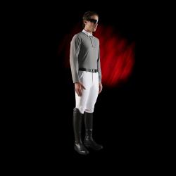 Polo Uomo Concorso Ridertech Manica Lunga Bottoni