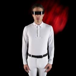 Polo Uomo Concorso Ridertech Manica Lunga Bottoni