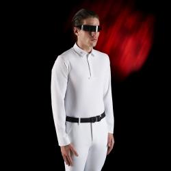 Polo Uomo Concorso Ridertech Manica Lunga Bottoni