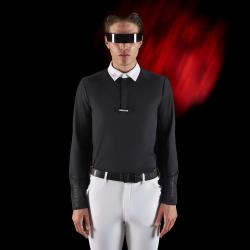 Polo Uomo Concorso Ridertech Manica Lunga Bottoni