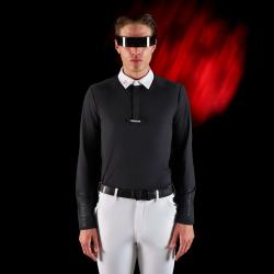 Polo Uomo Concorso Ridertech Manica Lunga Bottoni