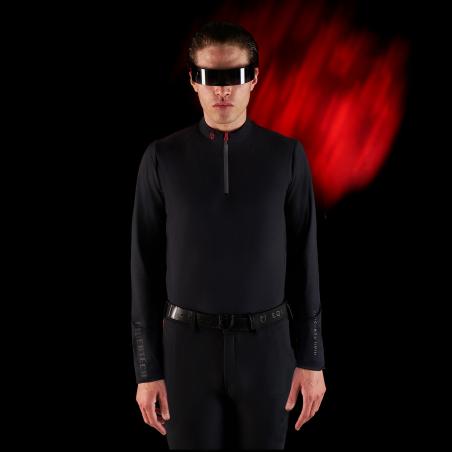 Polo Training Uomo Ridertech Manica Lunga Zip