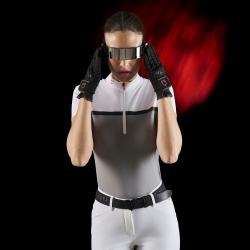 Ridertech Women's Competition Polo Shirt In Perforated Fabric