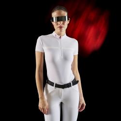 Ridertech Women's Competition Polo Shirt In Perforated Fabric