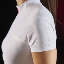 Ridertech Women's Competition Polo Shirt In Perforated Fabric