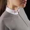 Ridertech Women's Competition Polo Shirt With Long Sleeves And Zip