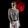 Ridertech Women's Competition Polo Shirt With Long Sleeves And Zip
