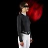 Ridertech Women's Competition Polo Shirt With Long Sleeves And Zip