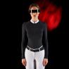 Ridertech Women's Competition Polo Shirt With Long Sleeves And Zip