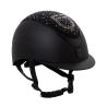 Matt Helmet With Narrow Visor And Rhinestone Logo