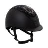 Matt Helmet With Narrow Visor And Rhinestone Logo