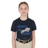 Girls' Ready To Jump Cotton T-Shirt