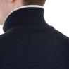 Men's Jacket In Nylon And Knit With Front Zip