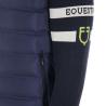 Men's Jacket In Nylon And Knit With Front Zip