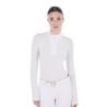 Polo Donna Slim Fit Da Concorso Con Inserti In Mesh