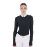 Polo Donna Slim Fit Da Concorso Con Inserti In Mesh