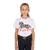 T-Shirt Da Bambina In Cotone Crazy Horse
