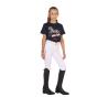 T-Shirt Da Bambina In Cotone Crazy Horse