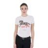 T-Shirt Da Donna In Cotone Crazy Horse