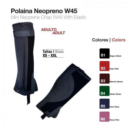  Polaina Neopreno Adulto W45