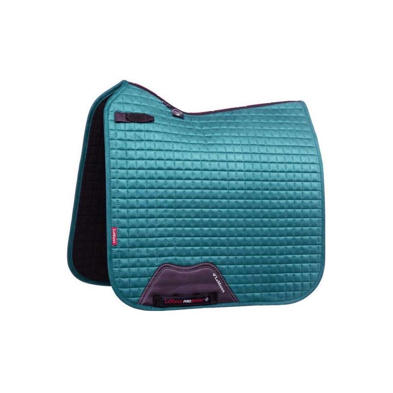 Suede Dressage Square Peacock