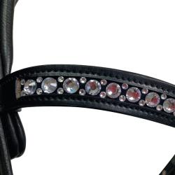Cabezada Para Filete Ergonómica Con Frontalera Decorada Y Riendas De Lona