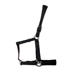 Cabezada De Nylon Con Refuerzo En Neopreno, Hebilla Negra