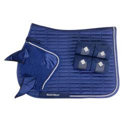 Juego De Mantilla Con Brillantes + Orejeras + Vendas