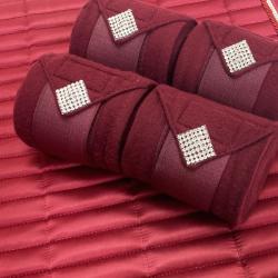 Juego De Mantilla Con Brillantes + Orejeras + Vendas