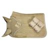 Juego De Mantilla Con Brillantes + Orejeras + Vendas