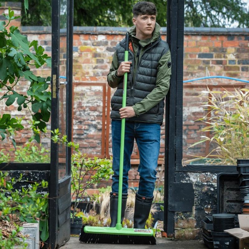 Cepillo De Barrendero Red Gorilla, 50 Cm, Con Mango