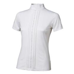 Camisa De Concurso Tattini De Mujer Con Fila De Brillantes
