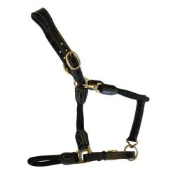 Cabezada De Cuadra Ergonómica, Cuerda Y Cuero