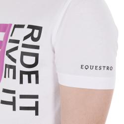 T-Shirt Da Uomo Slim Fit Con Logo Ride It Live It