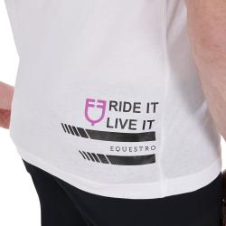 T-Shirt Da Uomo Slim Fit Con Logo Viola E Dettagli Neri