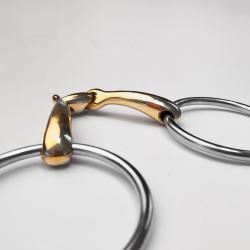 Filete Zaldi Equestrian 3-Piezas Inoxidable Z426