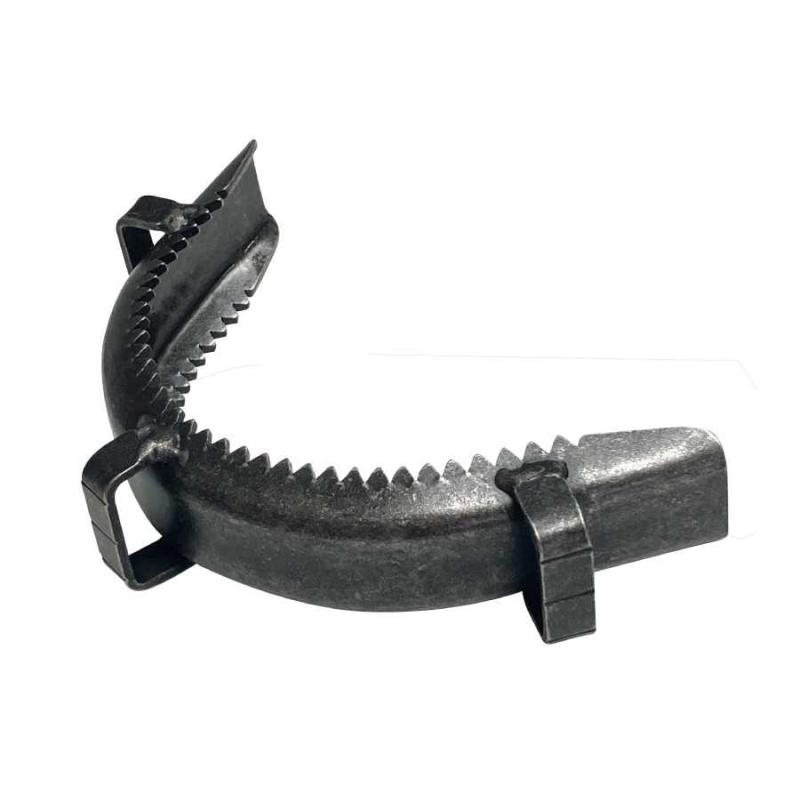 Serreta De Muserola De Fragua Con Dientes Pasadores Metálicos, Chapa 3 Mm