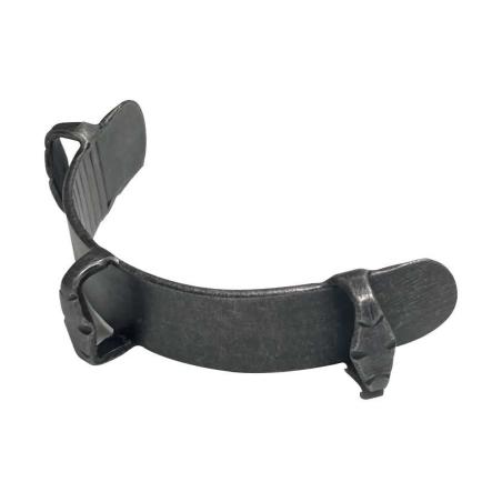 Serreta De Muserola De Fragua Sin Dientes Con Pasadores, Chapa De 3 Mm