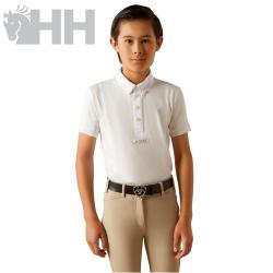 Polo Concurso Ariat Tek Manga Corta Niño